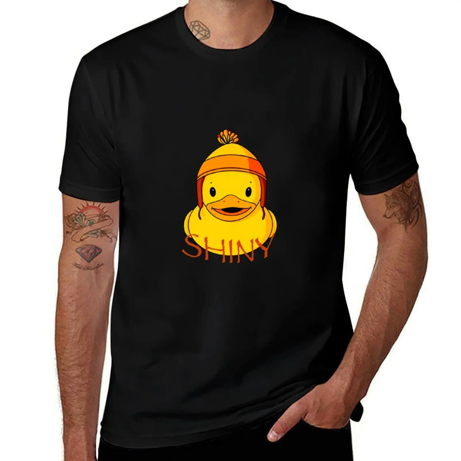 Shiny Firefly Rubber Duck T-Shirt Outdoor Sports Lightweight Tee T-Shirt