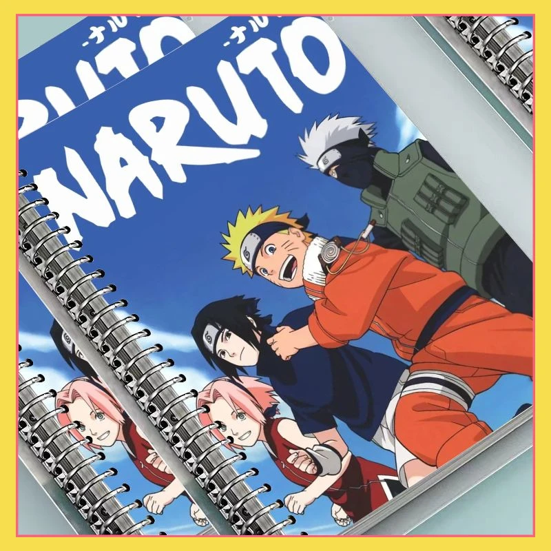 

Anime Naruto Loose leaf Notebook Instagram High Beauty Cartoon Detachable A5 Horizontal Notebook Thickened for Students