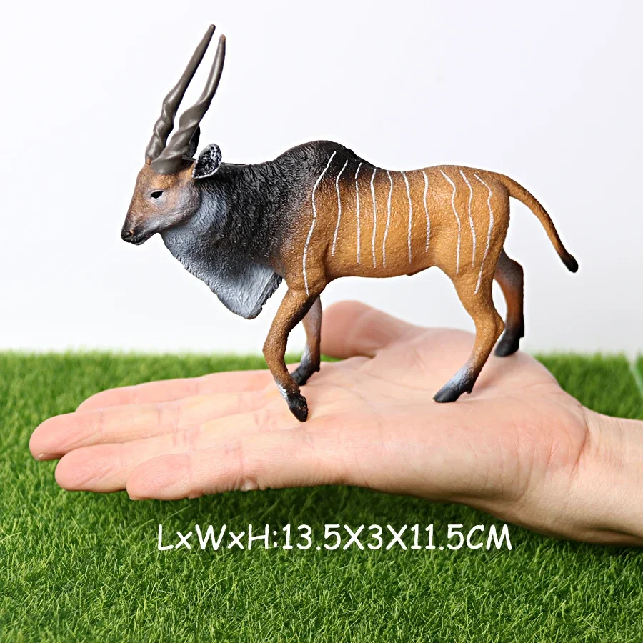 JOKFEICE Figure Animali Africani – Set Antilope Realistica, Giocattoli Educativi In Plastica Senza BPA, Cake Topper, Regalo 3+ Anni