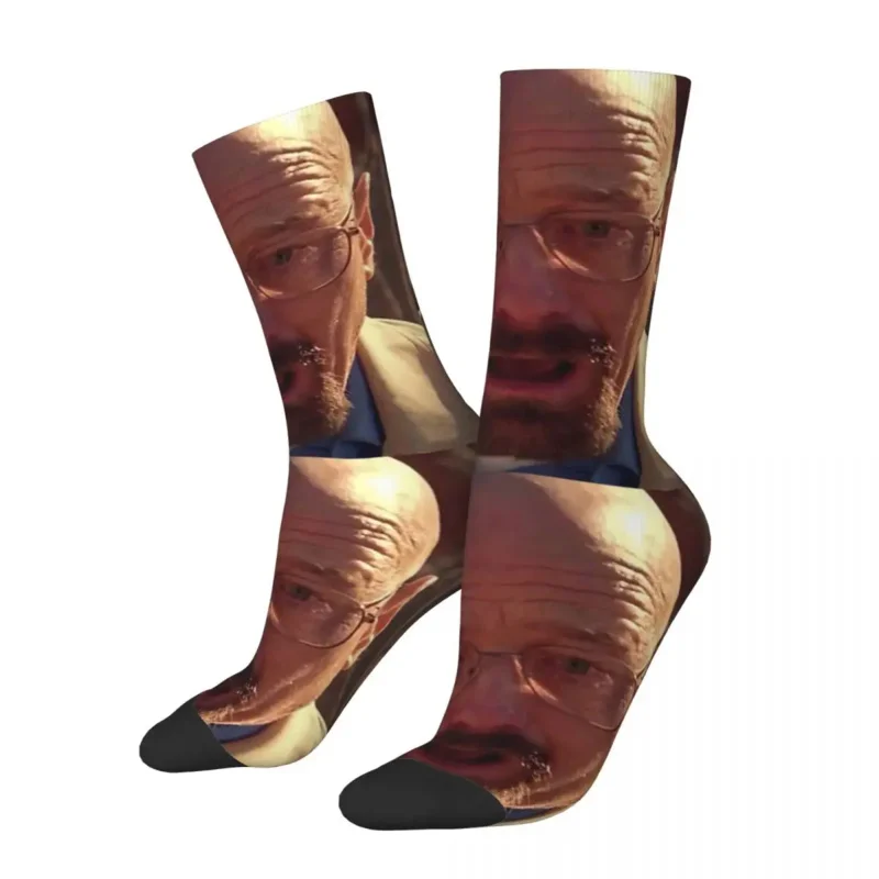 

New Men's Socks Harajuku Walter White Meme Breaking Bad Sock Sport Women's Socks Spring Summer Autumn Winter