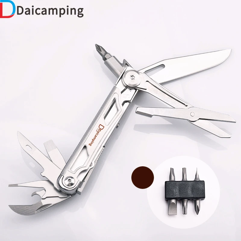 Daicamping DL15 Outdoor Camping Survival Taptical Hunting Multi Tools Folding Knife Mini Portable Multifunctional EDC Multitools