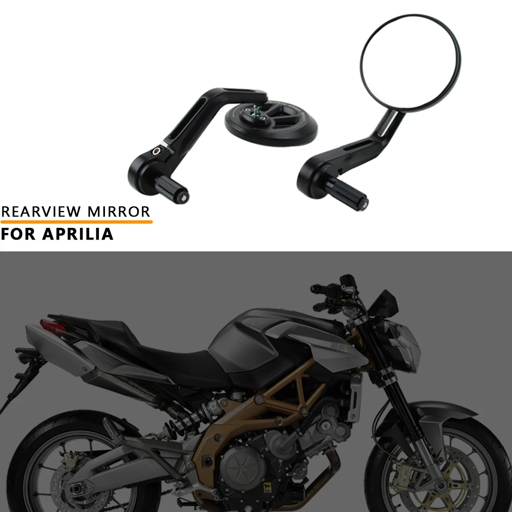 

For APRILIA SHIVER 750 SHIVER 900 Motorcycle CNC Handlebar Handle Bar Rearview Side Mirrors Bar End Mirror Kit SHIVER 900 17-21