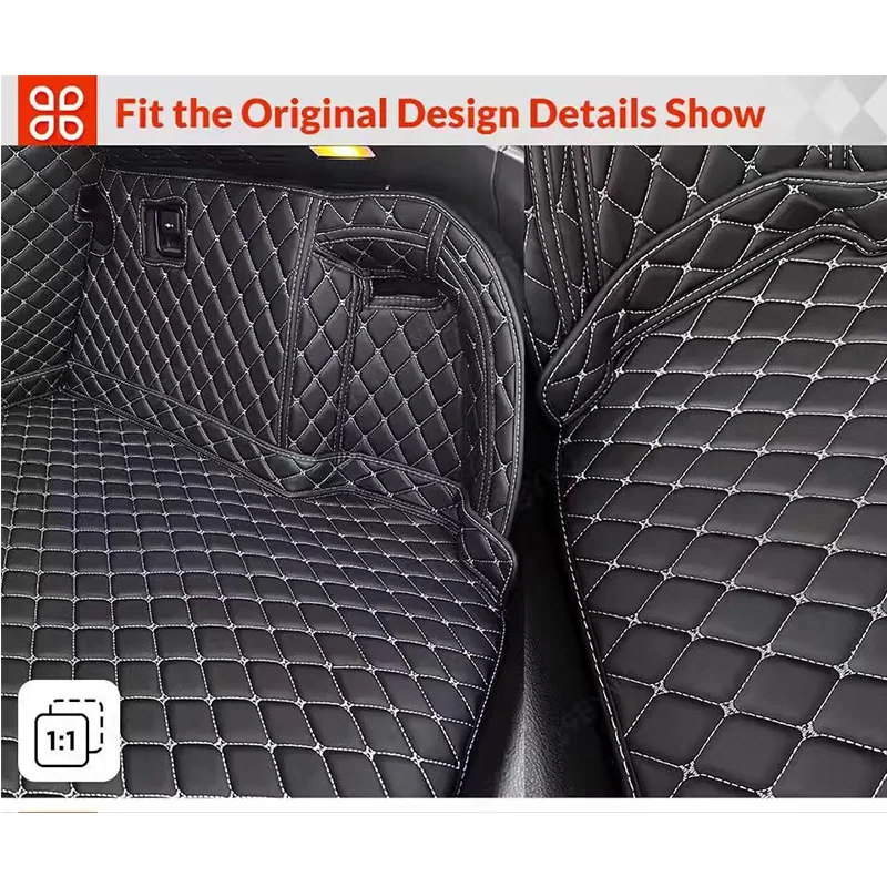 Car Trunk Mats For Nissan X Trail T31 T32 Versa Leaf Tiida Auto Boot Accsesories Interior Waterproof Leather Protector Pads - Image 3
