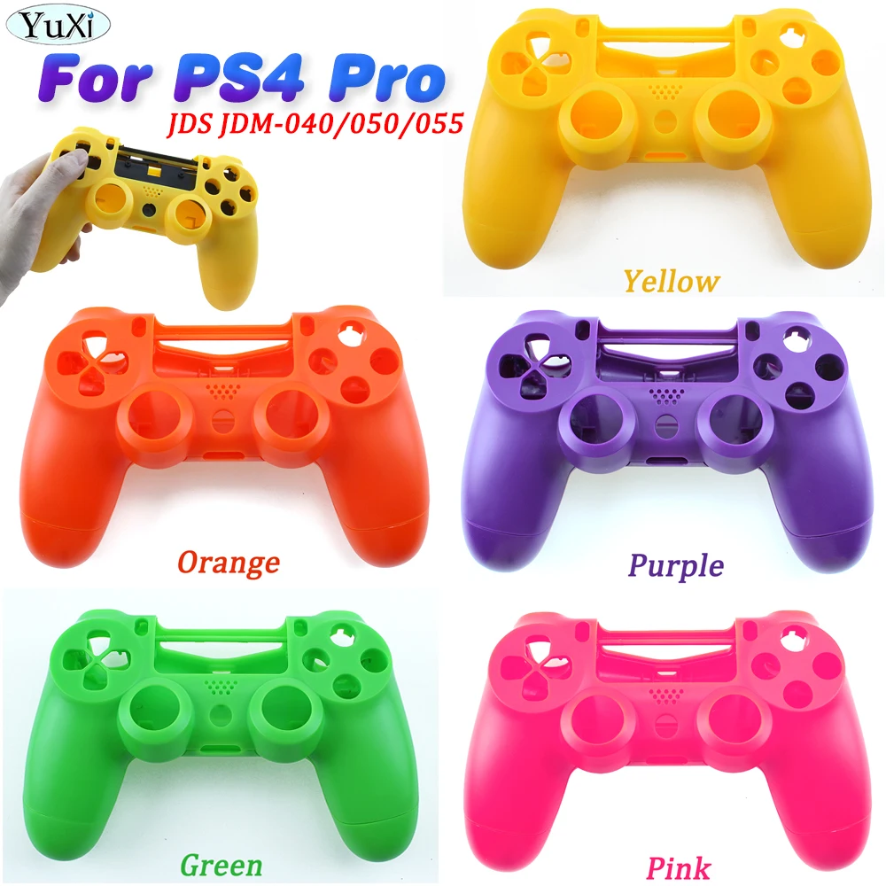 

1Pcs Hard Plastic Housing Replacement Cover Case For New Version PS4 Pro Controller Game Pad Front Back Shell