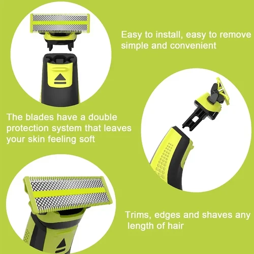 Imagen 2 del producto Cuchillas de Repuesto OneBlade QP230/50 - Compatibles con Todos los Mango Norelco OneBlade 