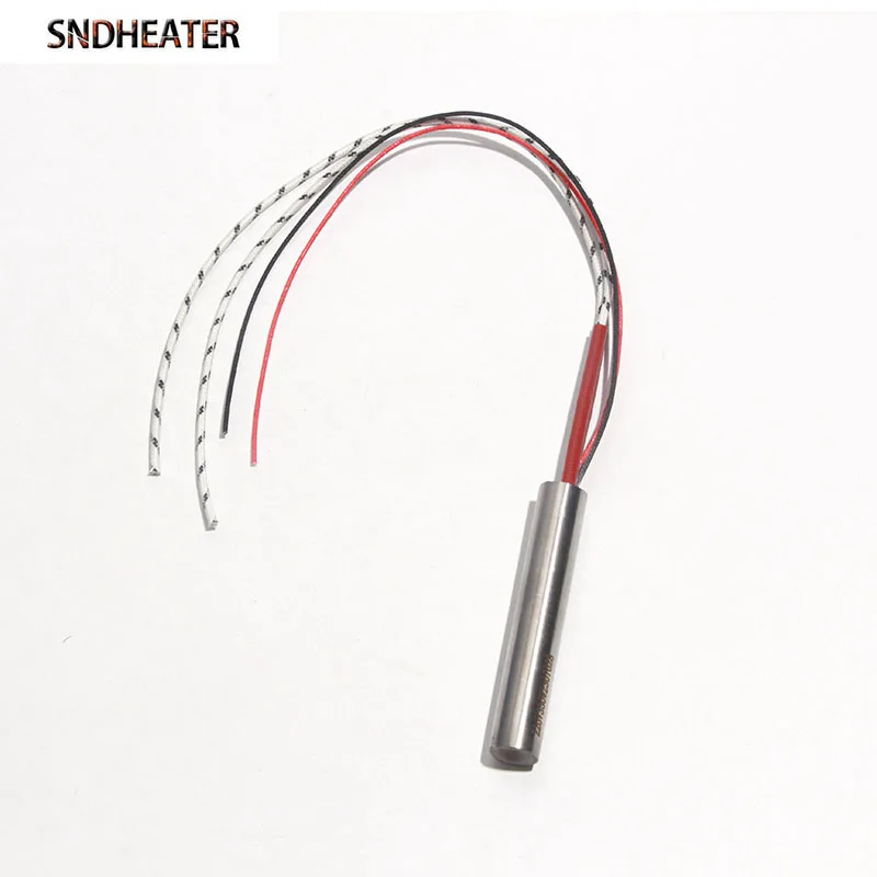 

SNDHEATER 110V/220V Tubular Shaped Heating Element 16x50-150mm 304SS Single End Heater Element Heat of Cutting Bars 5pcs/lot