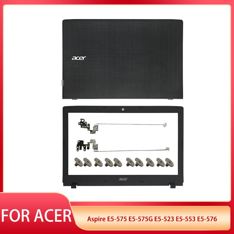 

New For Acer Aspire E5-575 E5-575G E5-523 E5-553 E5-576 LCD Back Cover Rear Lid Bezel Hinges Top Case TMP259 TMTX50