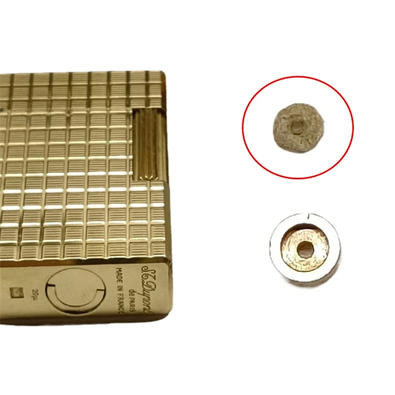 Adjust Flame Pressure Reduce With Hole White Cotton Filter For Dupont L1 Ligne1 Lighter Flame Regulator Bottom Valve Repair Part
