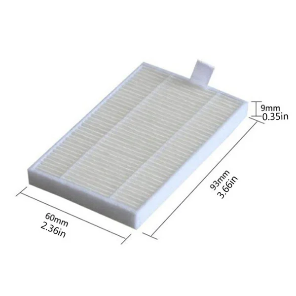 Conjunto de peças de aspirador de pó robô 10 peças (escova lateral/filtro/pano de esfregão) para Proscenic 800T 820T 830T