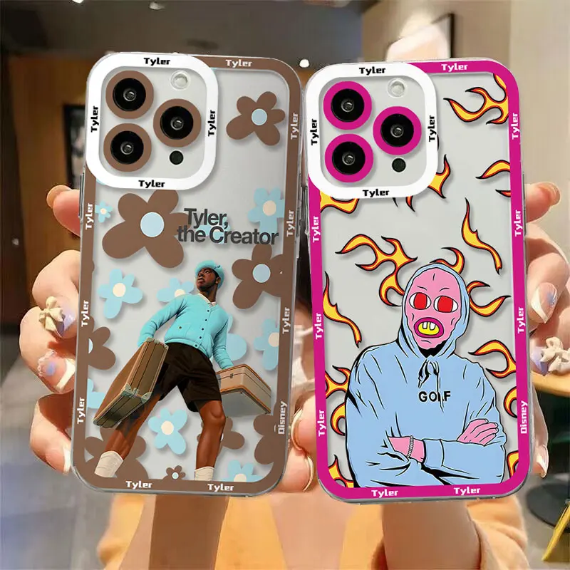 Tyler The Creator Phone Case For iPhone 15 14 13 12 11 Mini Pro Max X XR XSMax 6S 6 7 8 Plus SE20 Transparent Cover