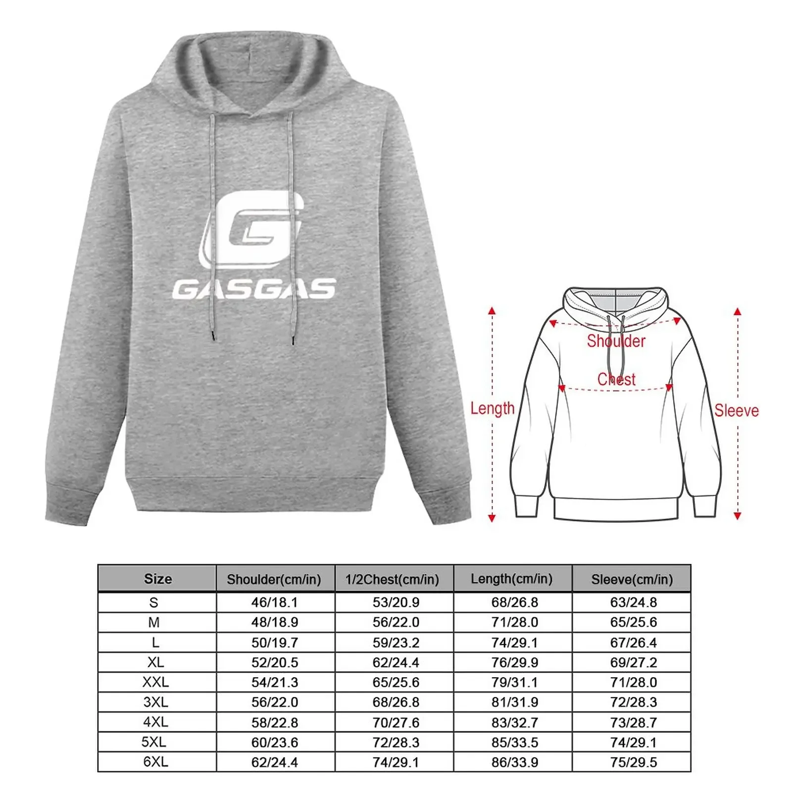 New Gasgas Motorcycle Hoodie men's winter sweater men's sweat-shirt set mens designer clothes new hoodies and sweatshirts