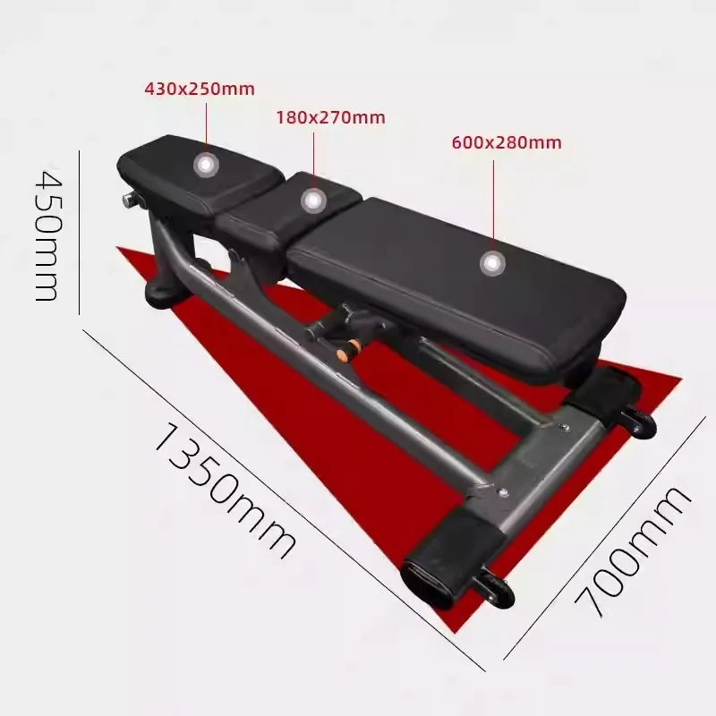 Adjustable Professional Multi-Function Dumbbell Bench Multi-Angle, Multi-Position Training Suitable for Commercial Gym Use