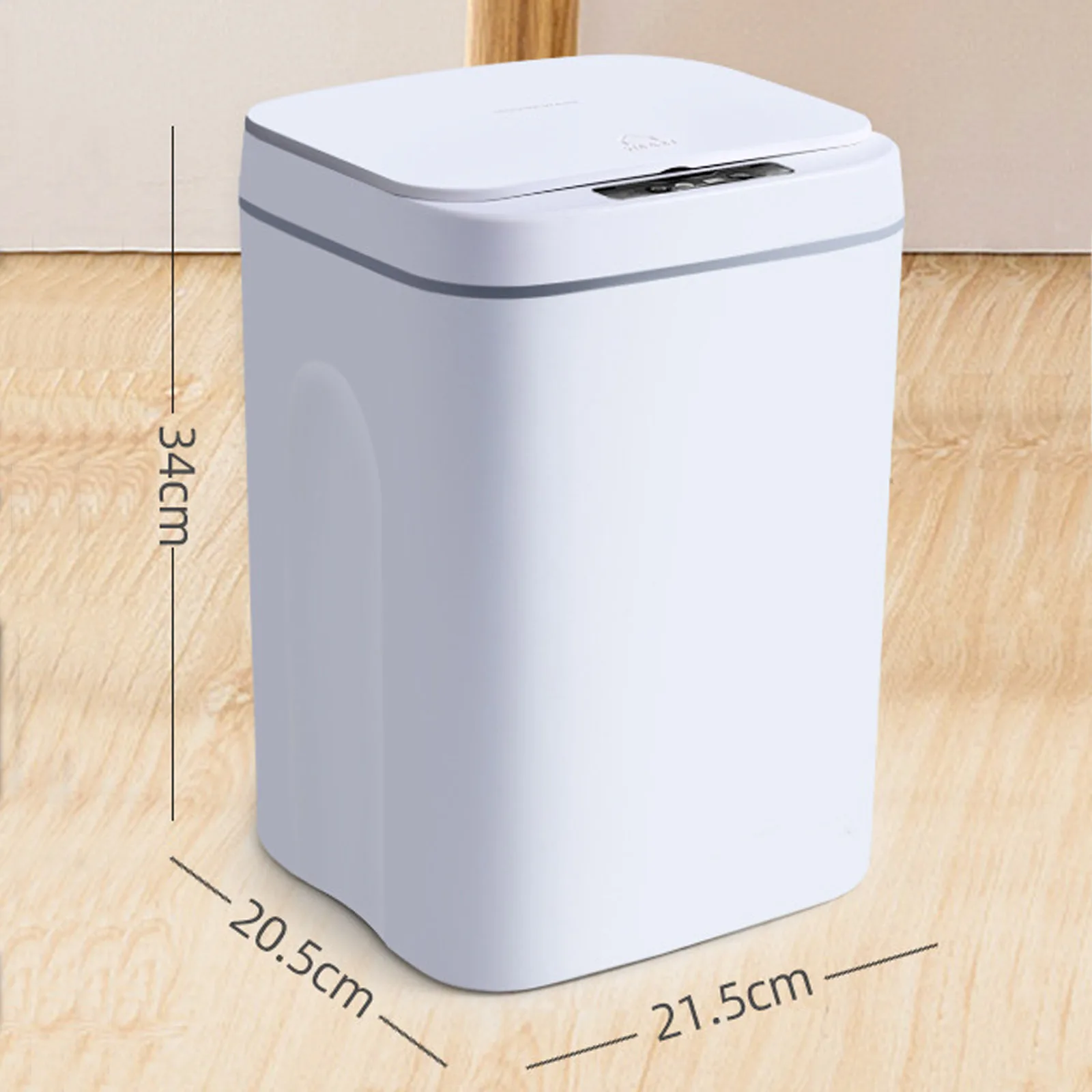 LOYALHEARTDY 16L Rubbish Bin Waste Bin 0.3 Seconds Smart Sensor Bathroom Trash Can Touchless Waste Paper Bin White