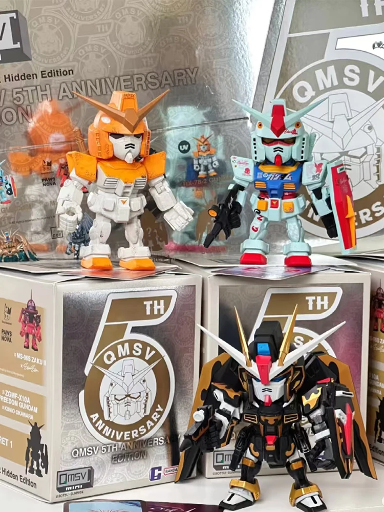 جديد حقيقي Qms الحرية الصغيرة الأصلي الجناح خمسة الذكرى سلسلة تذكارية صندوق أعمى نموذج سيارة تمثال الهدايا #2