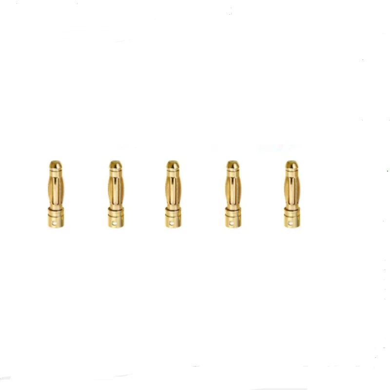 2/5/10 Pairs Gold Plated 4.0mm Banana Plug Bullet Male Female Connector for RC Lipo Batteries Hobby Model Airplane