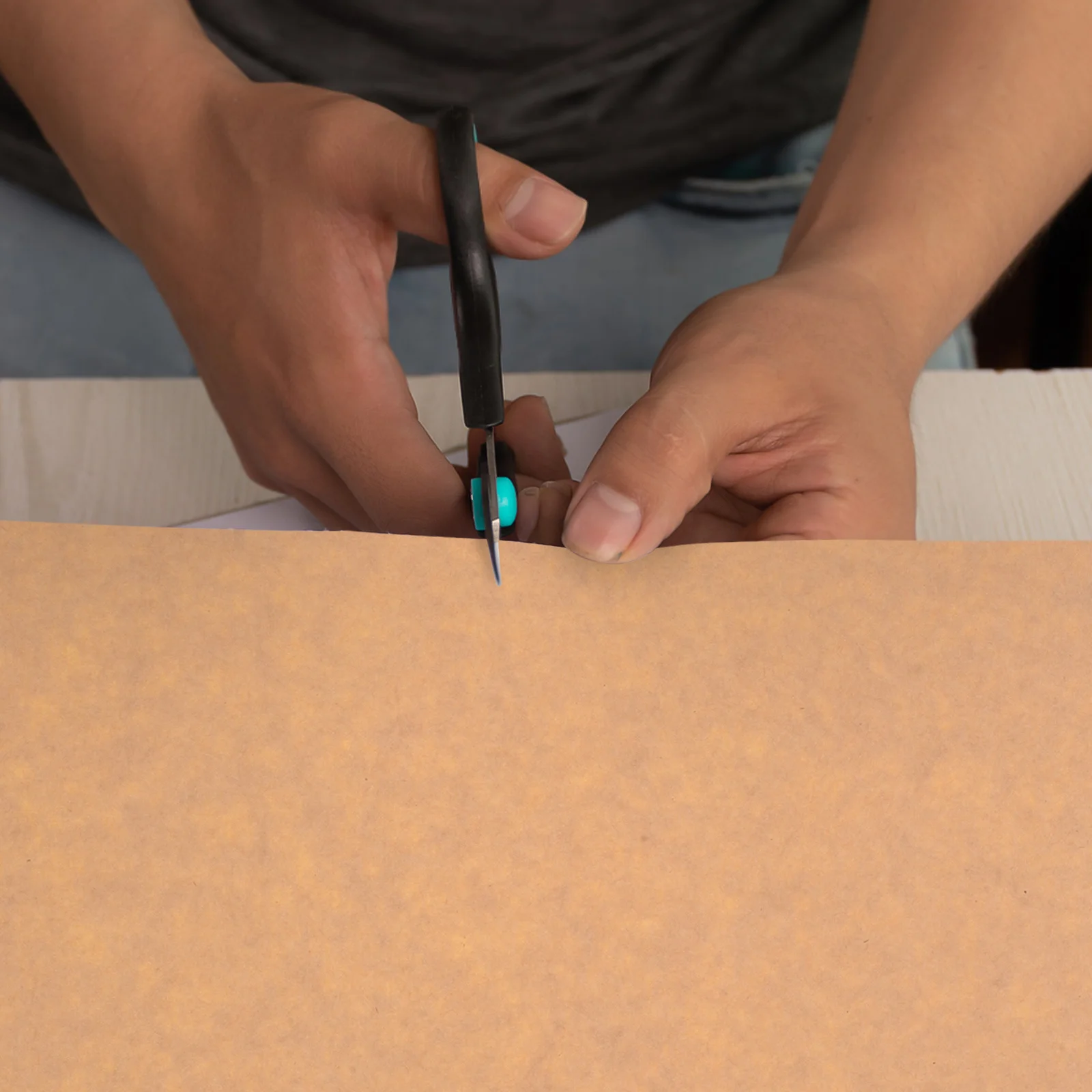 50 枚 A4 印刷可能なクラフト紙ステッカー自己粘着シートオフィス学校組織印刷ステッカー用