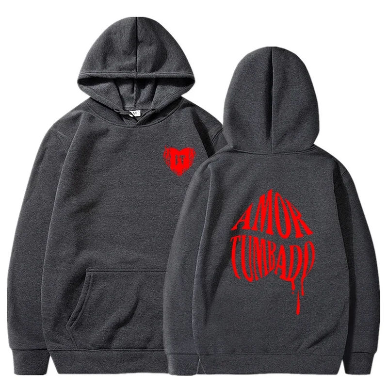 Natanael Cano Corridos Tumbados Hoodies Men Fashion Amor Tumbado Sweatshirts Women Casual Harajuku Hooded Pullover Sudaderas