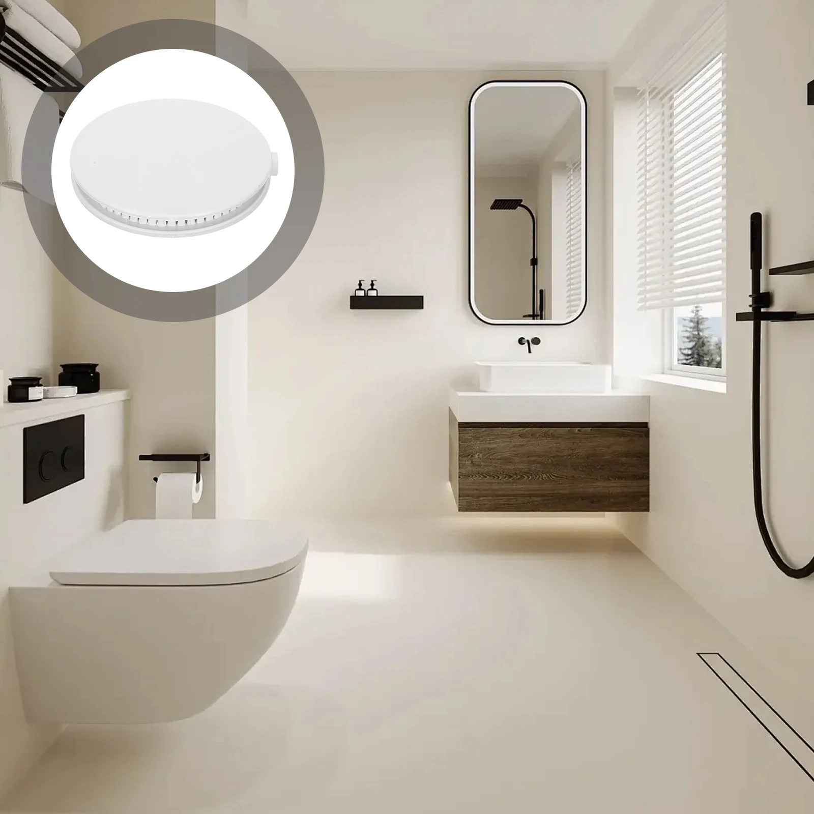 Встроенный коллектор дренажа из ПВХ для ванной комнаты. Эффективное управление водой. Универсальная вторичная дренажная система. Скрытые фитинги для труб.