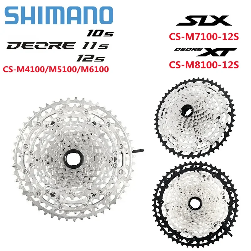 SHIMANO Deore CS 11V 10V 12V M4100/M5100/M6100/M7100 Cassette Sprocke Freewheel for Mountain Bike MTB CS-M5100/M4100/M6100