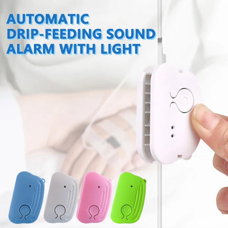

Reusable Infusion Alarm with Light - Large Volume Drip Reminder | Automatic Low Dose Alert, Infusion Treasure for Hospital Bed