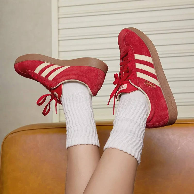 2026 New Adidas KK3774 Comfortable Rubber Outsole Sneakers