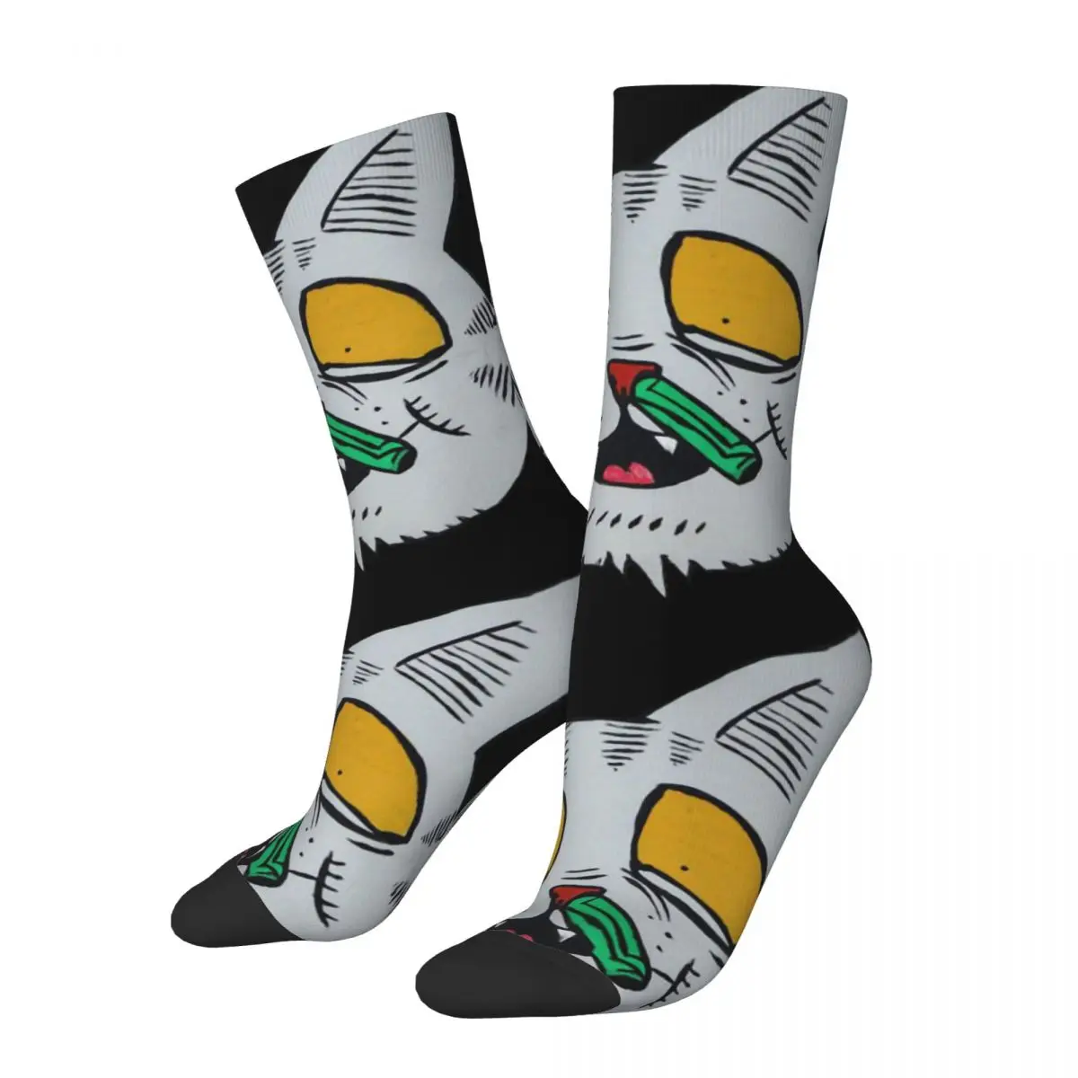 Crazy compression Cool Sock for Men Harajuku T-The Nine Lives of Fritz the Cat Quality Pattern Crew Sock Casual