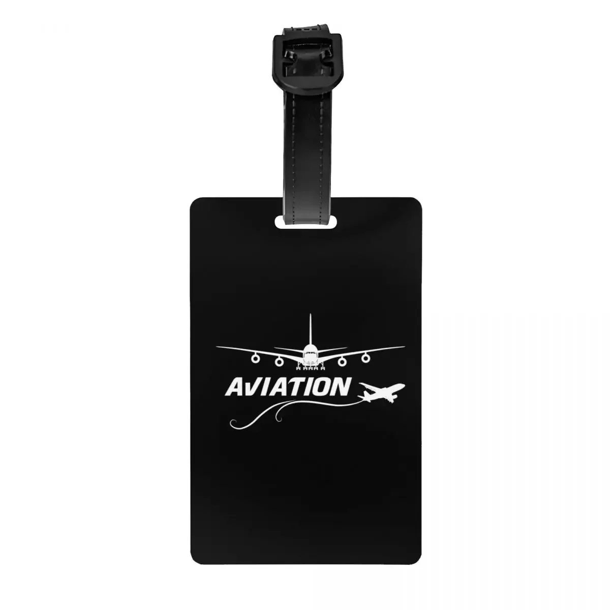 Aviation Lover Luggage Tag Custom Airplane Pilot Aviator Air Fighter Baggage Tags Privacy Cover Name ID Card