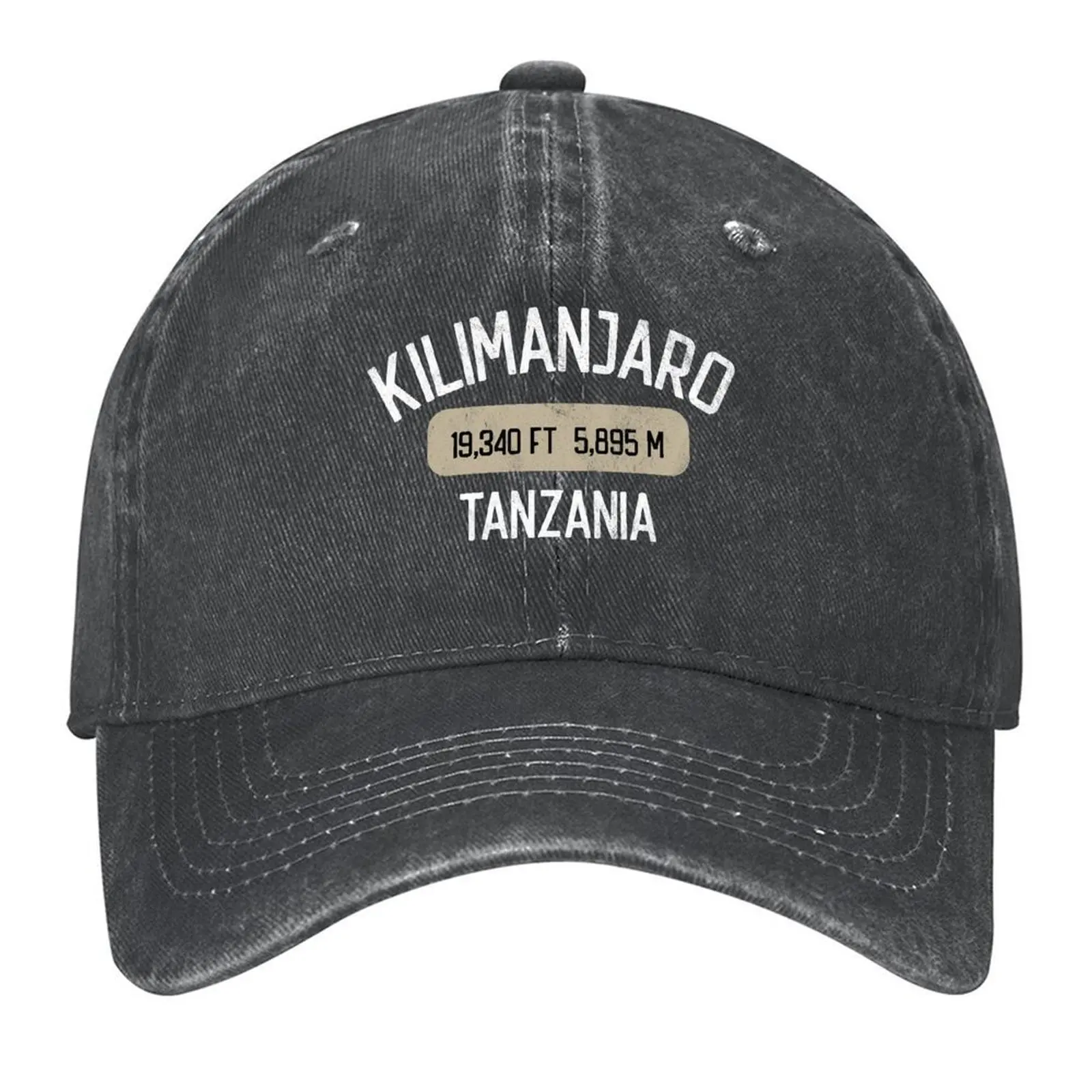 

Mt Kilimanjaro Tanzania - Highest Mountain in Africa - Vintage Athletic Baseball Cap Hood Sunscreen Luxury Woman Men's