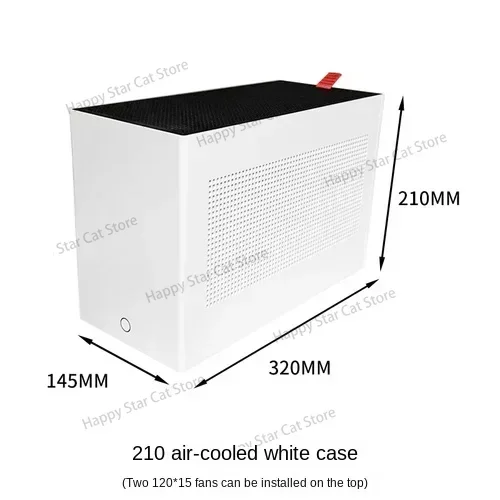 S1 all aluminum chassis, mini air-cooled 240 water-cooled ITX chassis SFX power customization