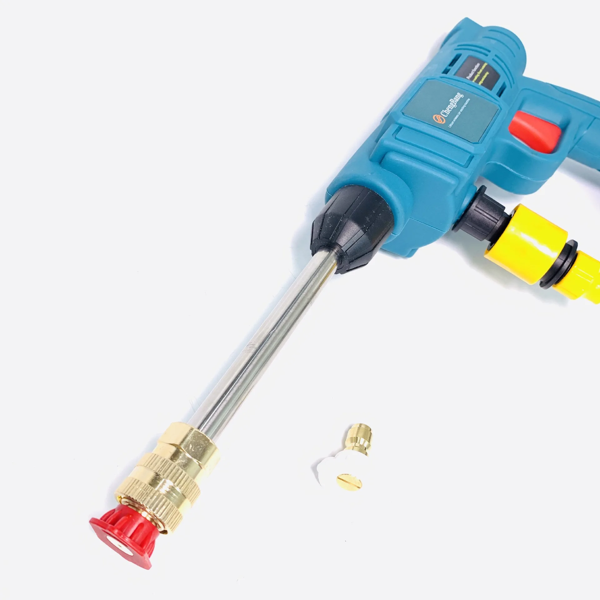 60bar High Pressure Cordless Car Washer Lithium Electric Water Spraying  Portable Outdoor Washing Machine Cleaning Tool Set