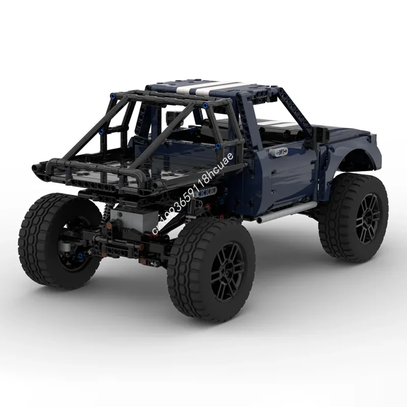 1228 Uds. MOC Toyota Hilux Truggy modelo técnico de construcción bloques de regalo de Navidad arquitectura juguete creativo Idea educación niños