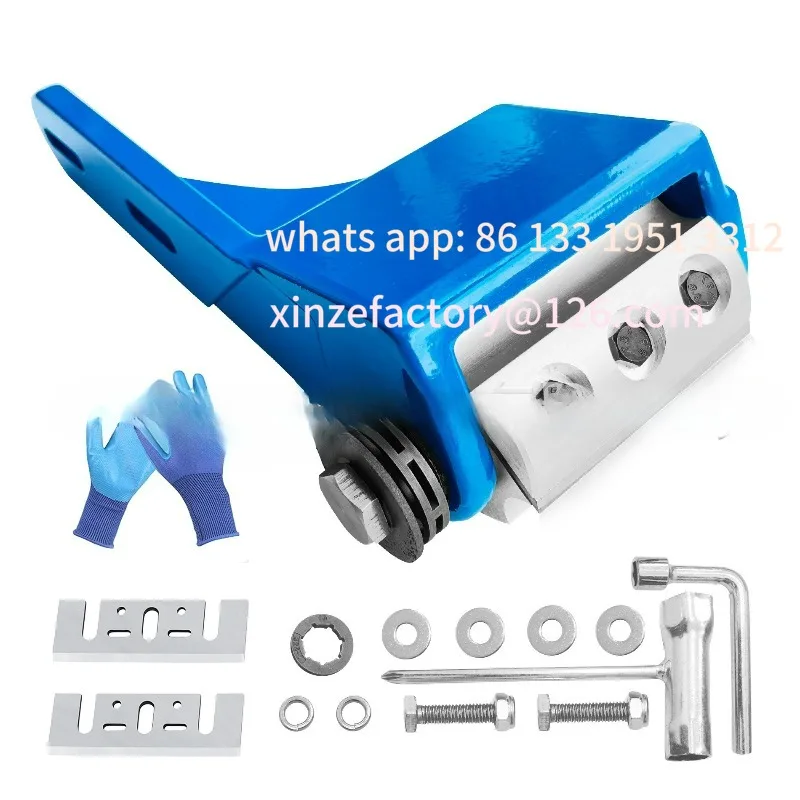 

Stripper with chain carbide replaceable blade logging tool