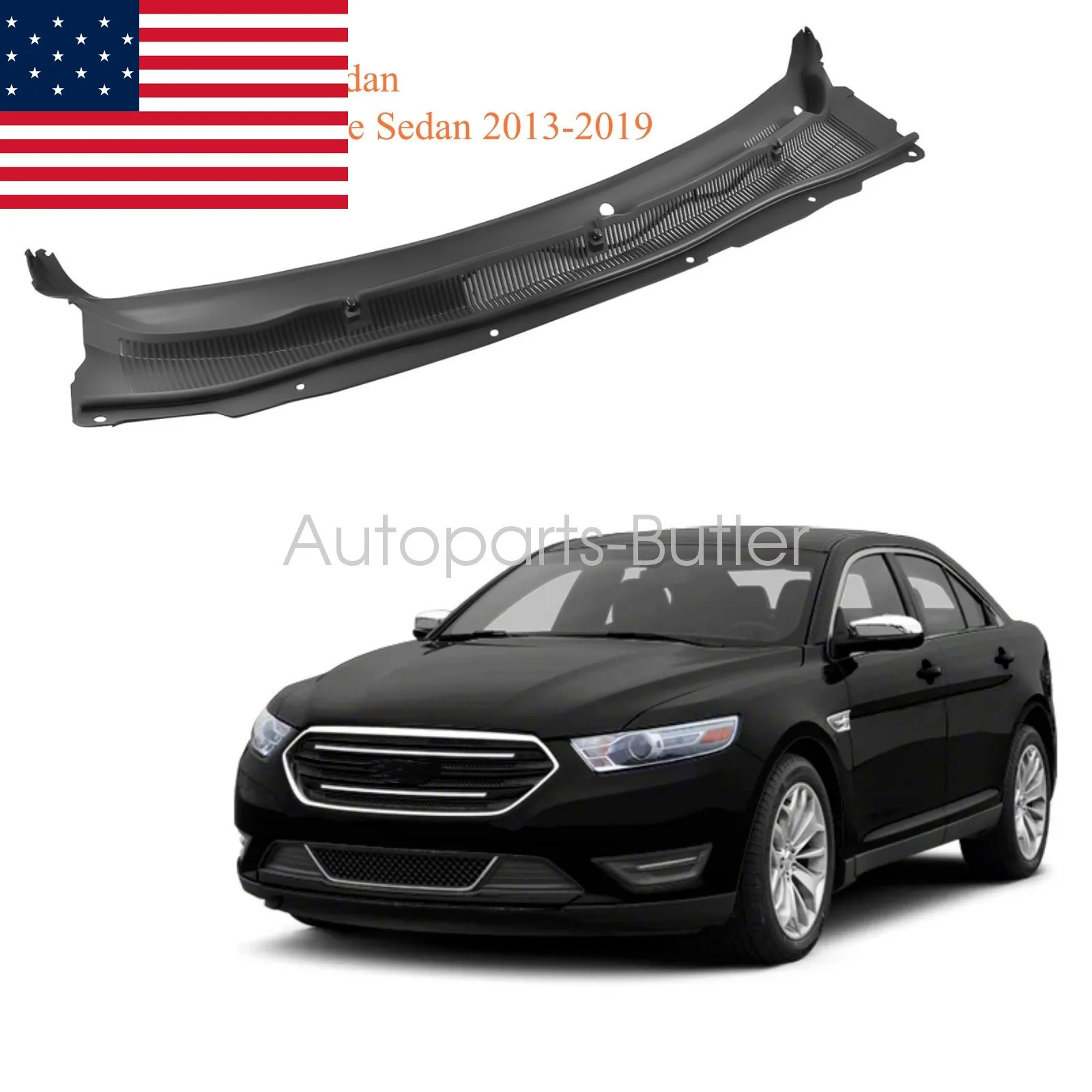 AP03 Windshield Grille Cowl Panel w/ Seal for 2013-2019 Ford Taurus DG1Z-5402228-B