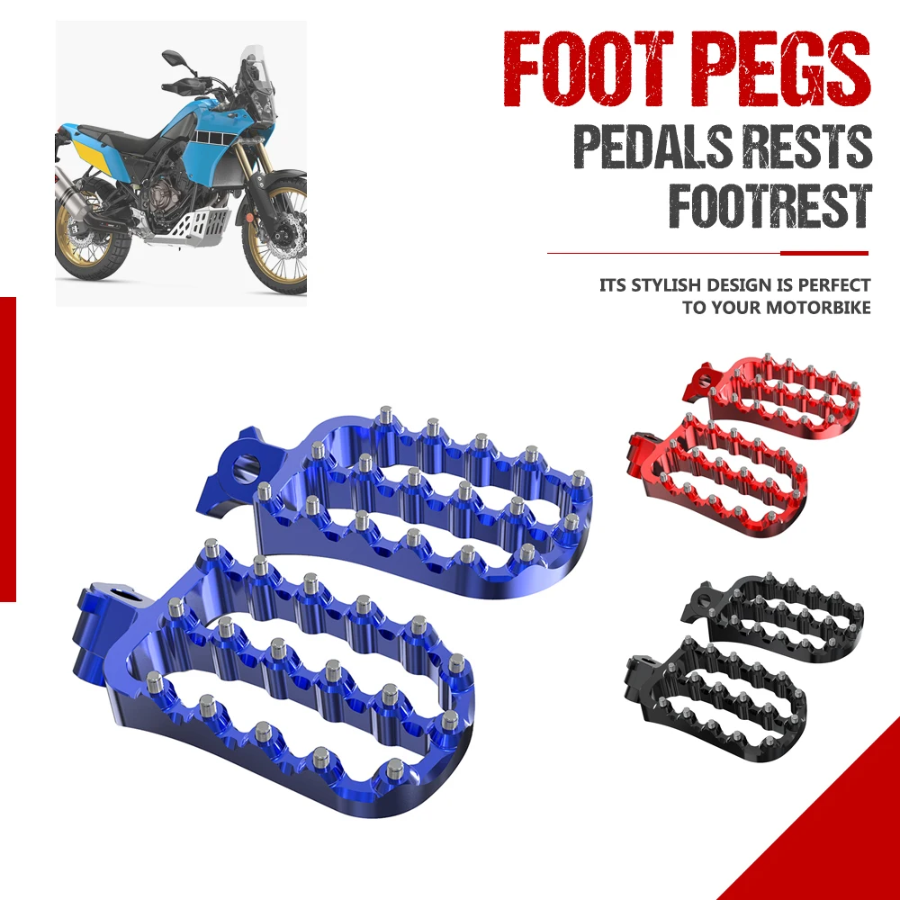 

FOR YAMAHA XTZ 700 TENERE 700 T7 RALLY EDITION 2019-2023 2022 Motorcycle Enlarged Footrest Foot Pegs Pedals Forged Flat FootPegs