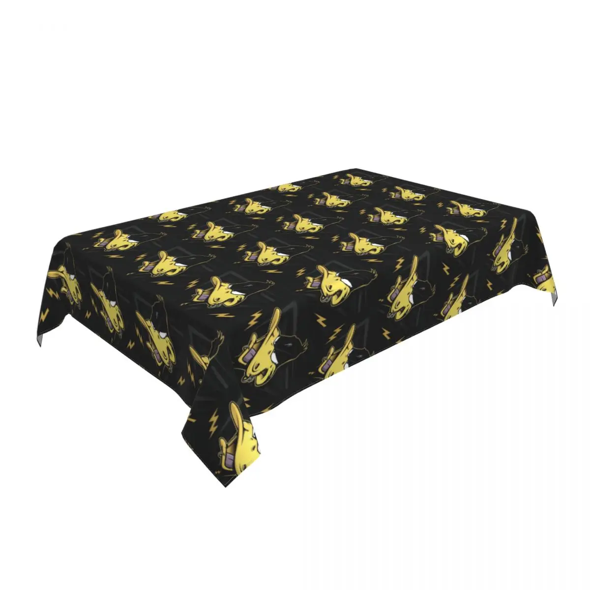 Custom Rectangular Disney Daffy Duck Table Cloth Oilproof Tablecloth Outdoor 40