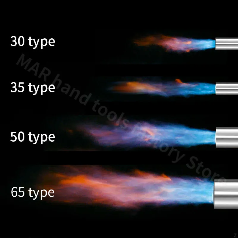 Imagem -02 - Soldagem Flame Blow Gun Blowtorch Tocha de Gás Liquefeito tipo Único e Duplo Interruptor 30 tipo 35 tipo 50 tipo 65