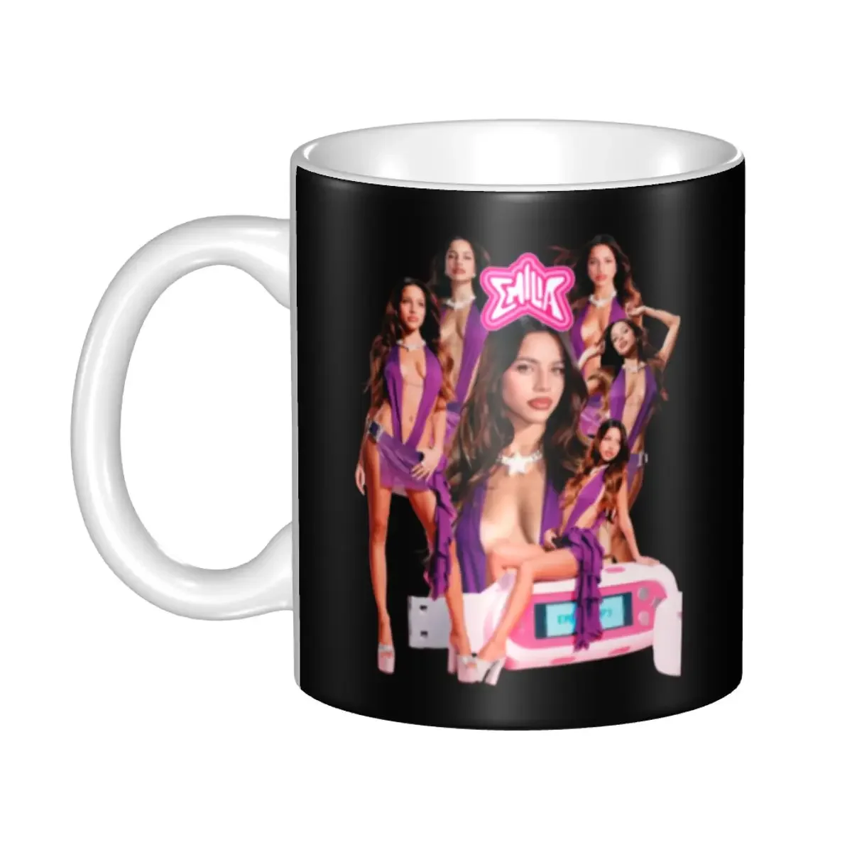 Argentine Singer Emilia Mernes Coffee Mugs DIY Personalized Ceramic Tea Milk Mug