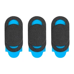 3pcs Plastic Camera Shield Stickers Notebook PC Tablet PC Mobile Anti-Hacker Peeping Protection Privacy Cover black