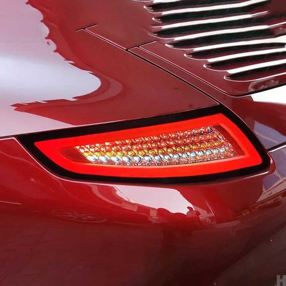Modified Car Taillight Assembly For Porsche 911-997.1 2005-2008 LED Auto Rear Lamps Upgrade 991 Style Flashing Tool Accessories