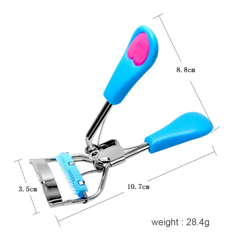 9 Colors Lady Professional Eyelash Curler Comb Tweezers Curling Eyelash Clip Cosmetic Eye Beauty Tool Maquillaje Eyelash Curler