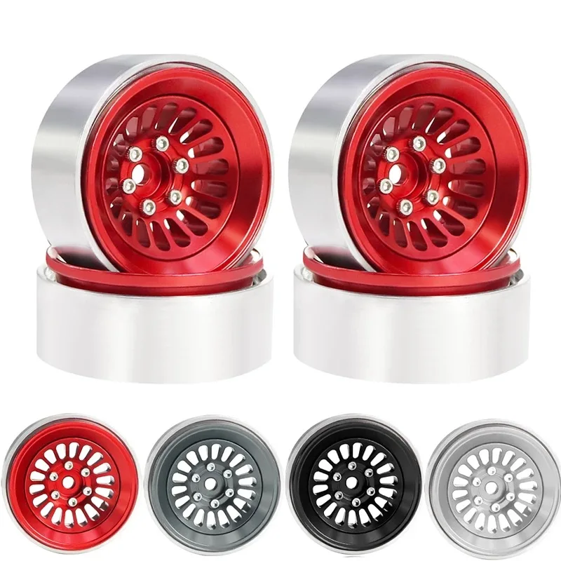 

CNC Aluminium Alloy 1.3 Inch Wheel Hub For Axial SCX24 TRX4M RedCat Ascent-18 1/24 1/18 RC Car Upgrade Parts