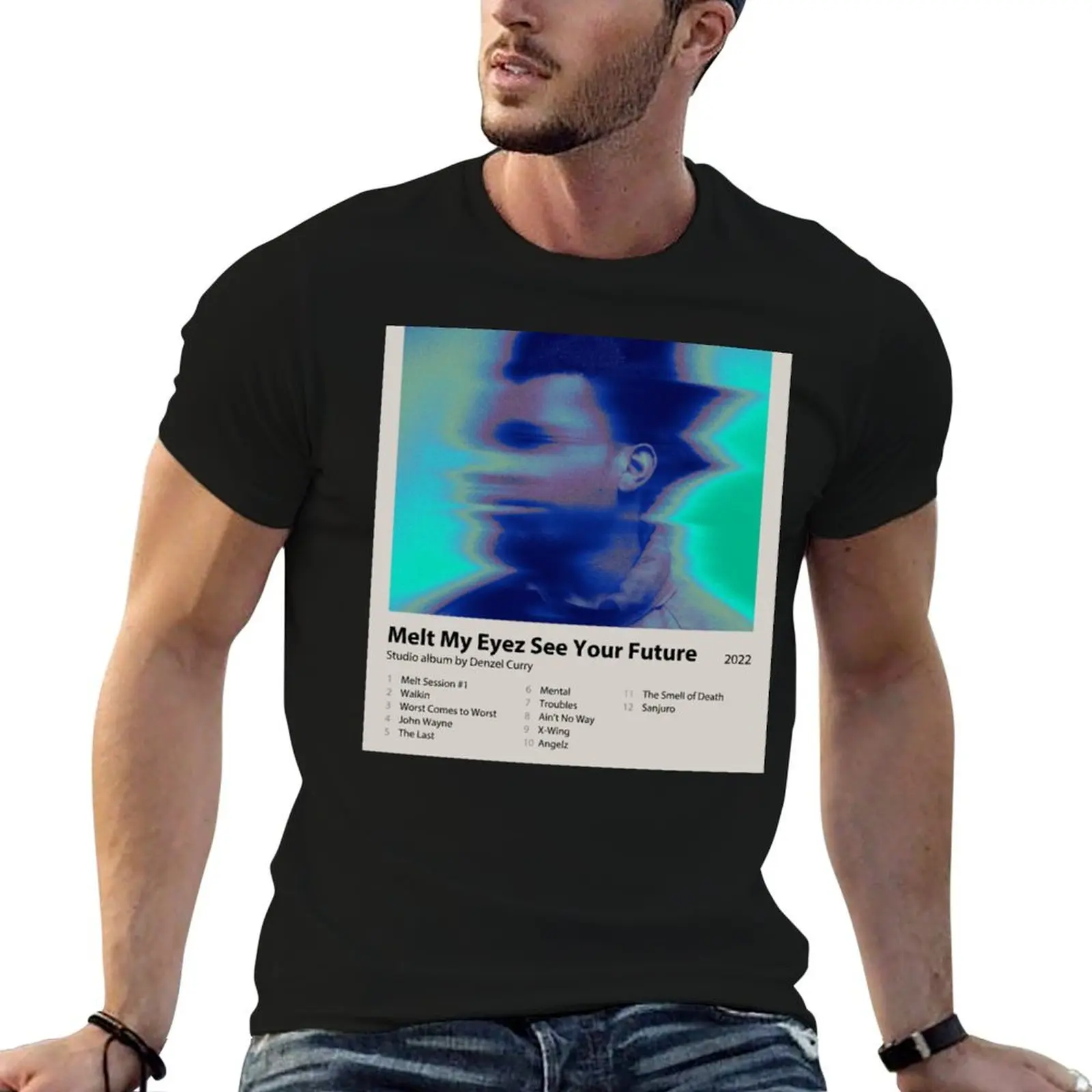 Denzel Curry Album - Denzel Curry T-Shirt Outdoor Work Short Sleeve Top
