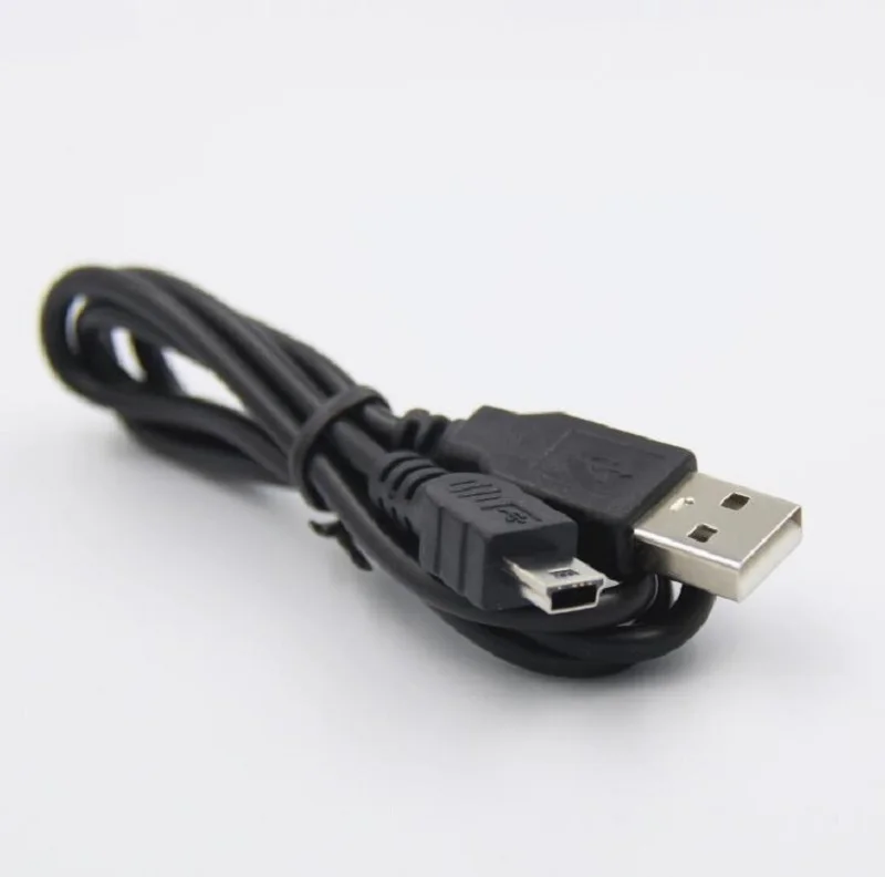 0.8M Kabel USB 2.0 A męski do Mini B 5-pinowy 5P T Port MiniUSB do urządzeń MP3 MP4 Aparat Telefon komórkowy HardDisk Komputer