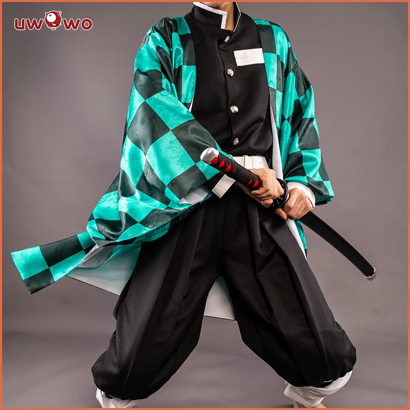 

LAST BATCH UWOWO Tanjirouu Cosplay New Design Cosplays Tanjirouu Kamado Corps Haori Halloween Costumes