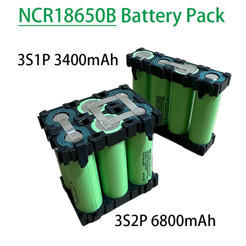 18650B بطارية حزمة 3S 4S 5S 6S 10.8V 14.4V 18V 21.6V بطارية 3400mAh 6800mAh مناسبة لبطاريات الأدوات وبطاريات مفك البراغي