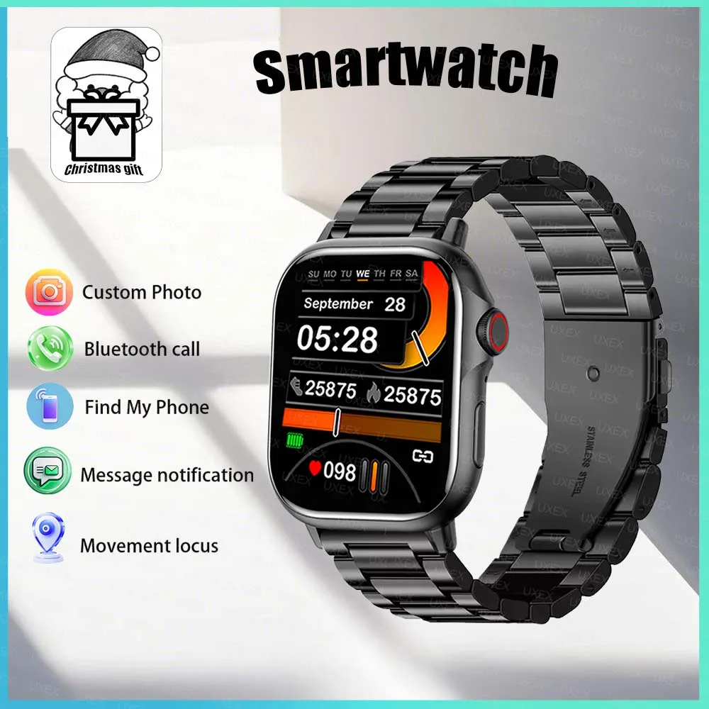 

Роскошные часы, женские умные часы, 2,01 дюйма, HD, Рождественский подарок, беспроводной трекер для звонков и здоровья, мужские часы с траекторией движения на заказ