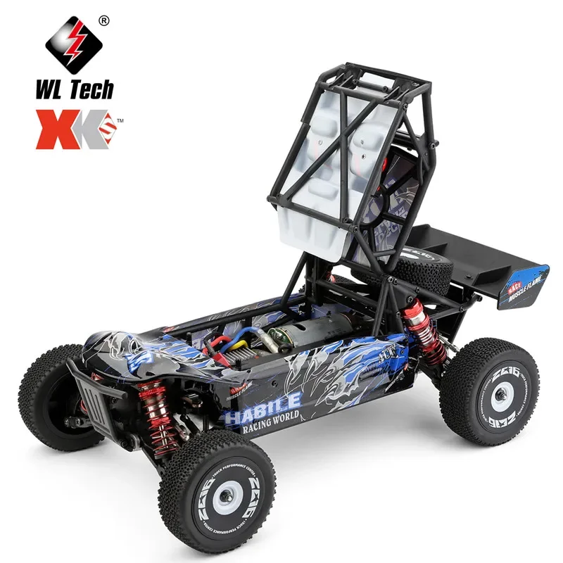 Wltoys 124018   1/12 RC سيارة 60Km/h 2.4G 4WD عالية السرعة على الطرق الوعرة الزاحف RTR تسلق التحكم عن بعد سيارة الاطفال اللعب هدايا عيد الميلاد