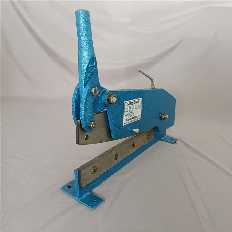 Shearing machine manual iron guillotine shearing copper sheet aluminum plate shearing double blade