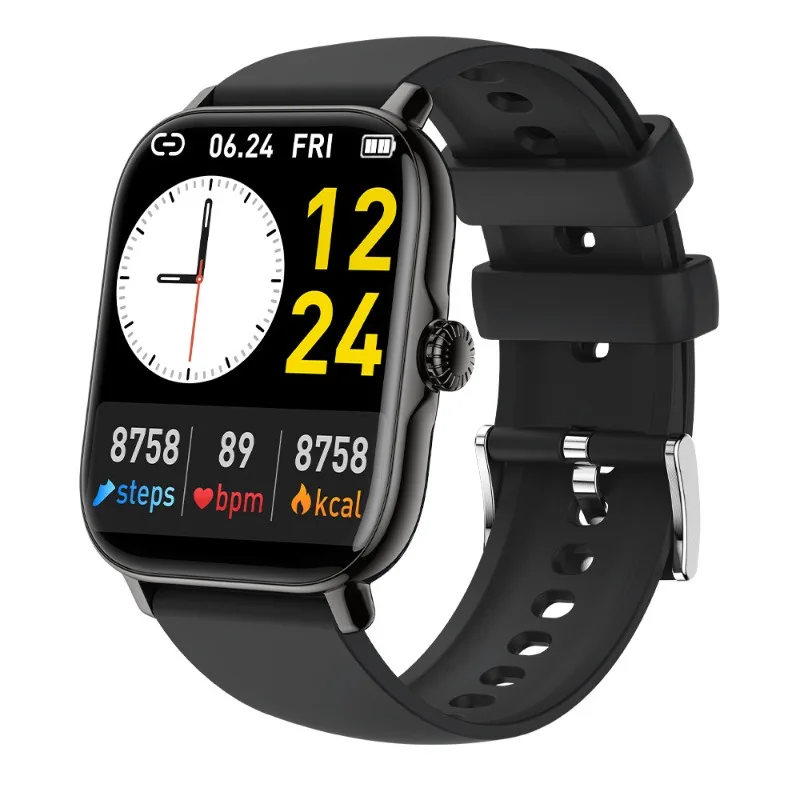 Bluetooth call music heart rate blood oxygen weather push notification exercise step counting smartwatch