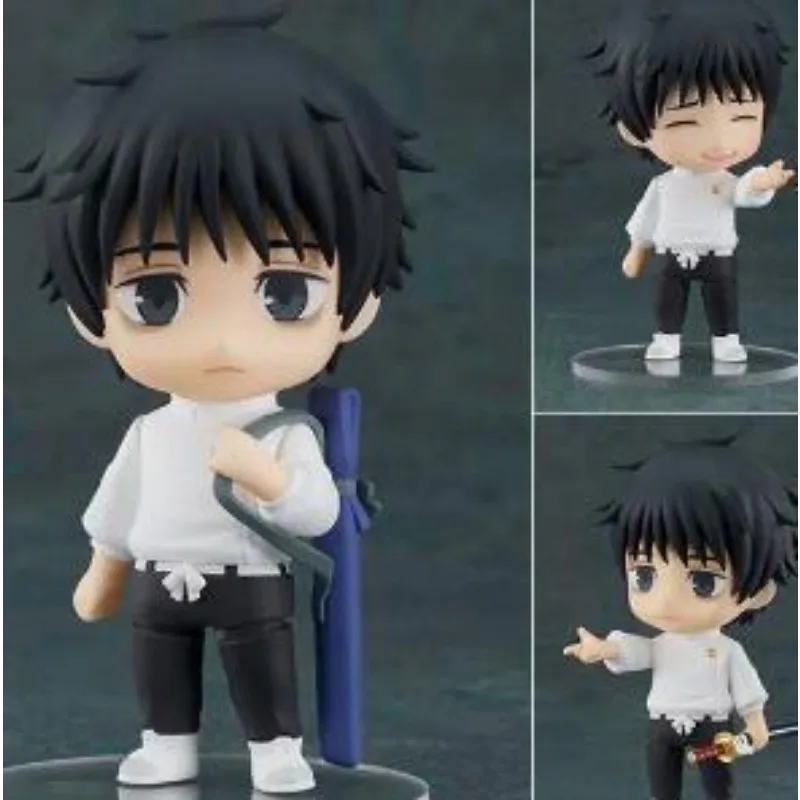 New 10cm Jujutsu Kaisen Nendoroid #1766 Theatrical Version Otoko Yuta Figure Q version with interchangeable face ornaments